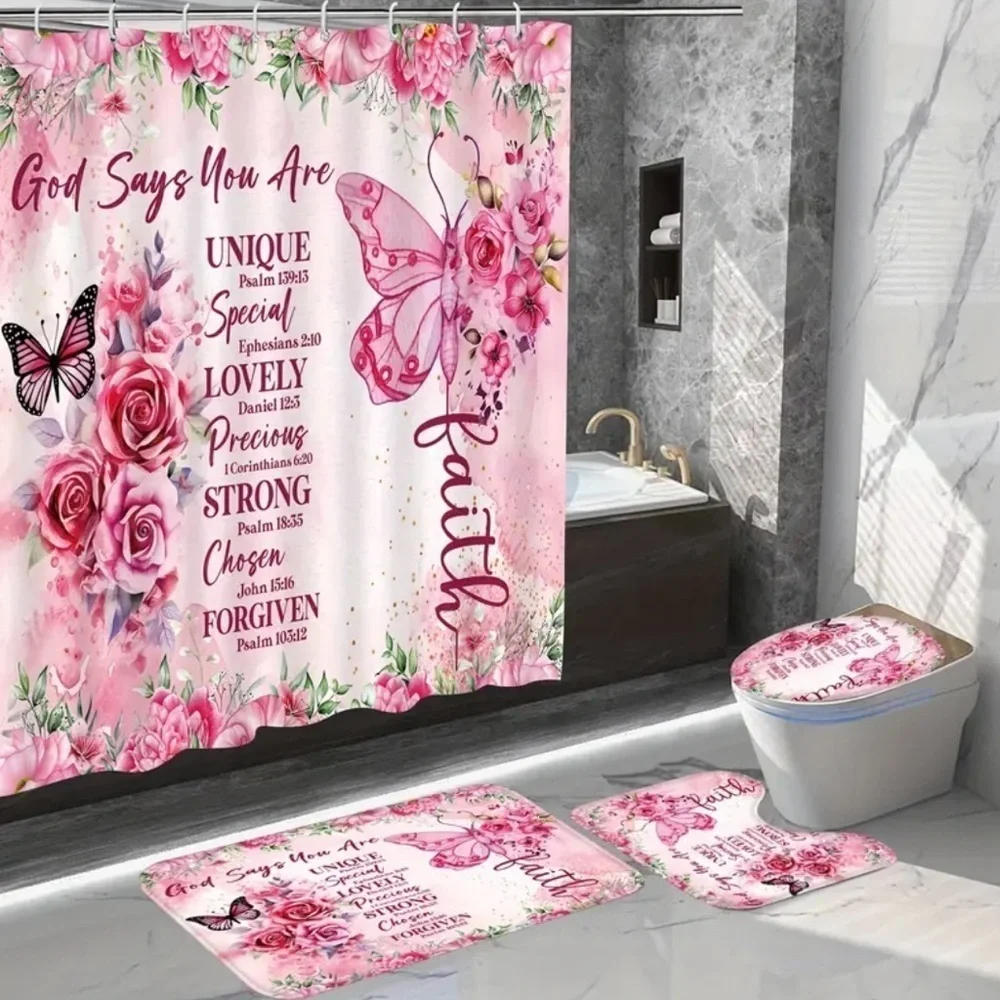 4pc Faith Bathroom Set NWT